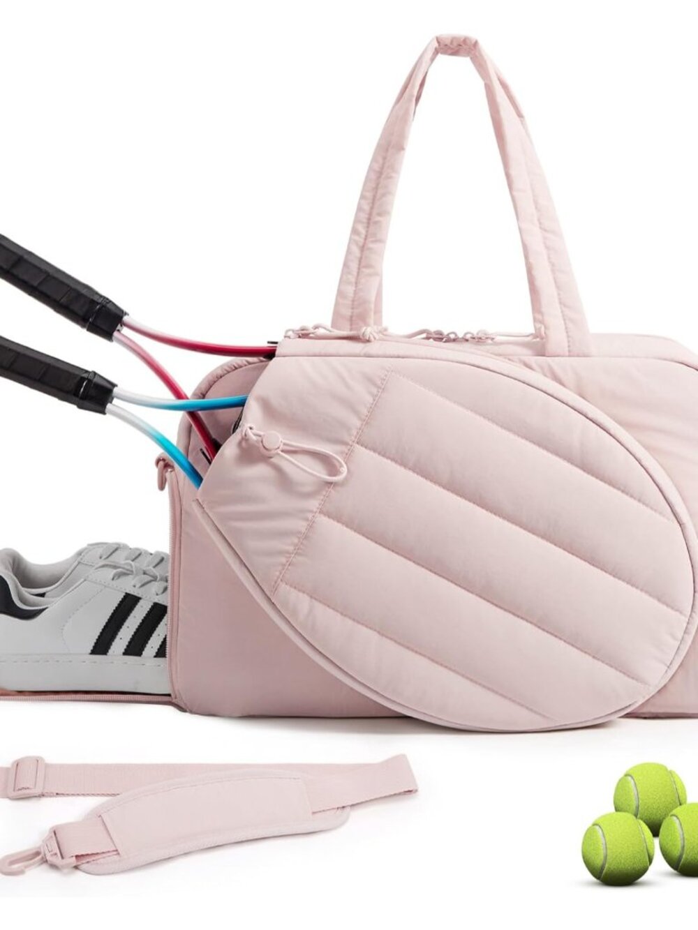 Tennis Gym Bag for Women, 3-in-1 Sports Duffle Sling Backpack | Fits 40oz Tumble